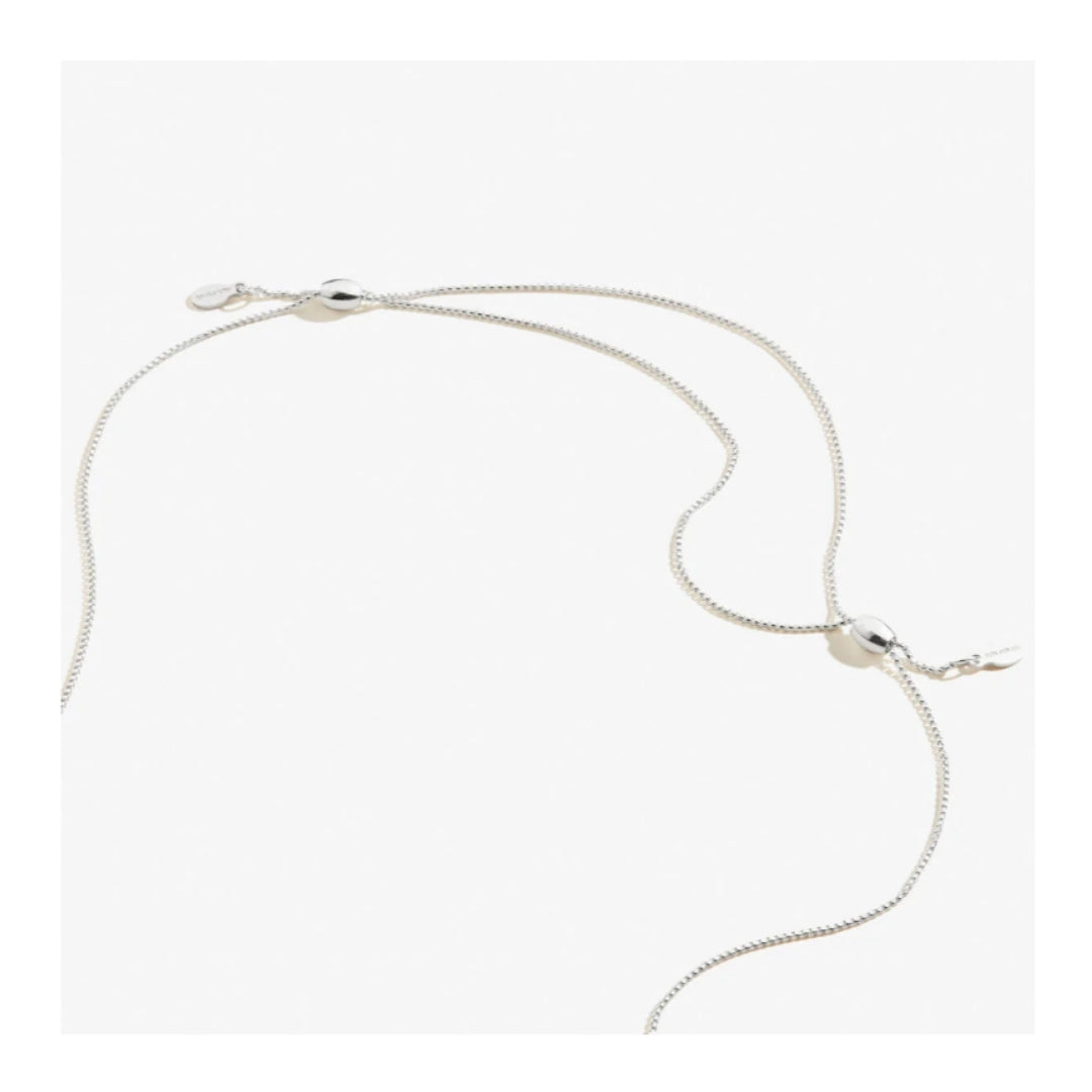 ALEX AND ANI Adjustable Length Bead Chain Necklace