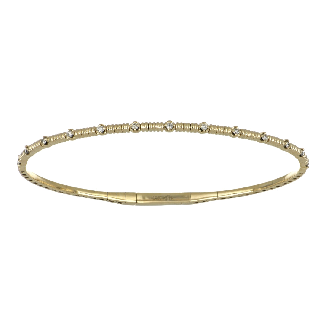 White Diamond Flexi Bangle (White Diamond 0.2 cts.)