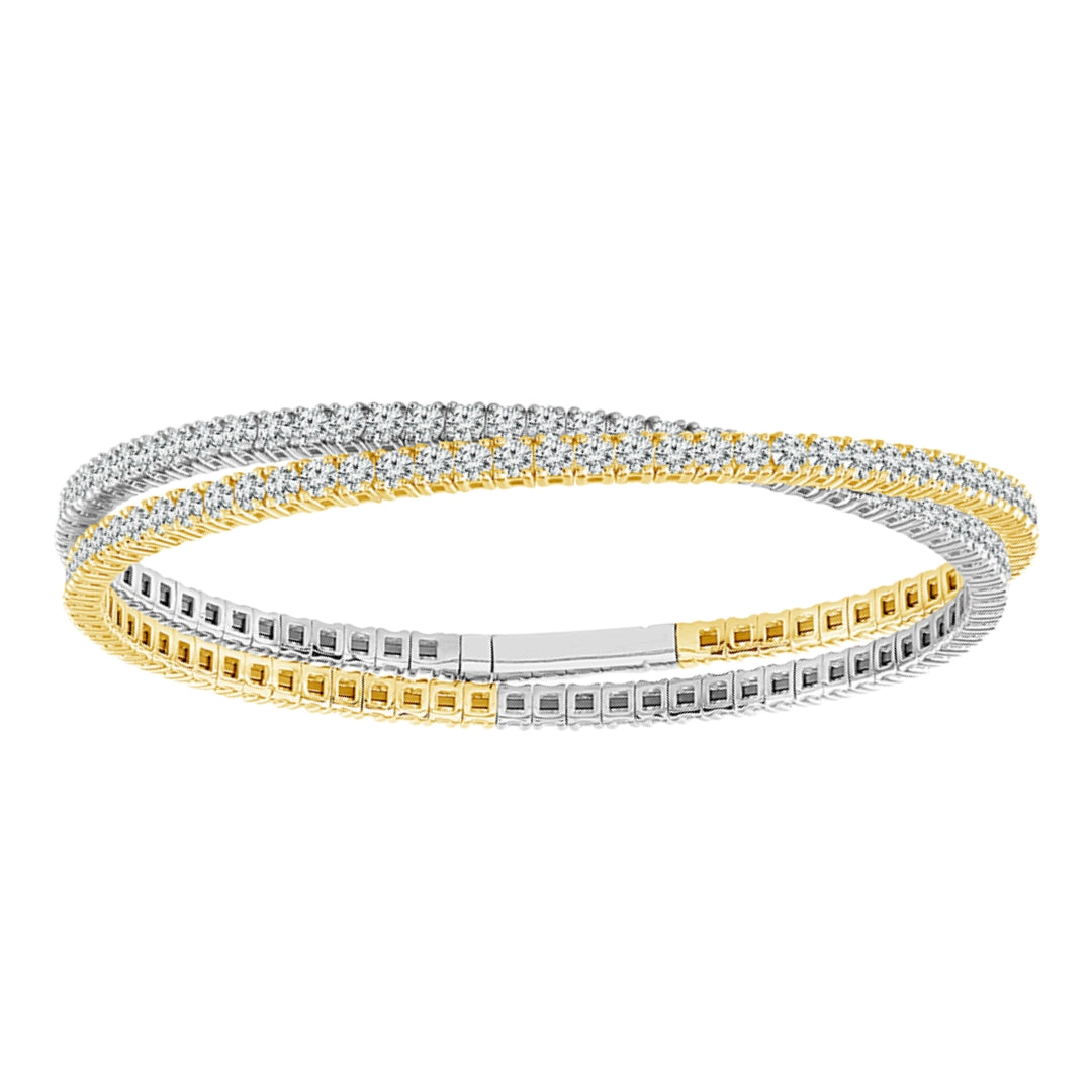 White Diamond Flexi Bangle (White Diamond 6.5 cts.)
