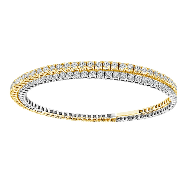 White Diamond Flexi Bangle (White Diamond 4 cts.)