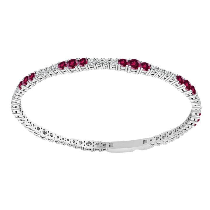 Ruby Flexi Bangle (Ruby 3.51 cts. White Diamond 1.01 cts.)