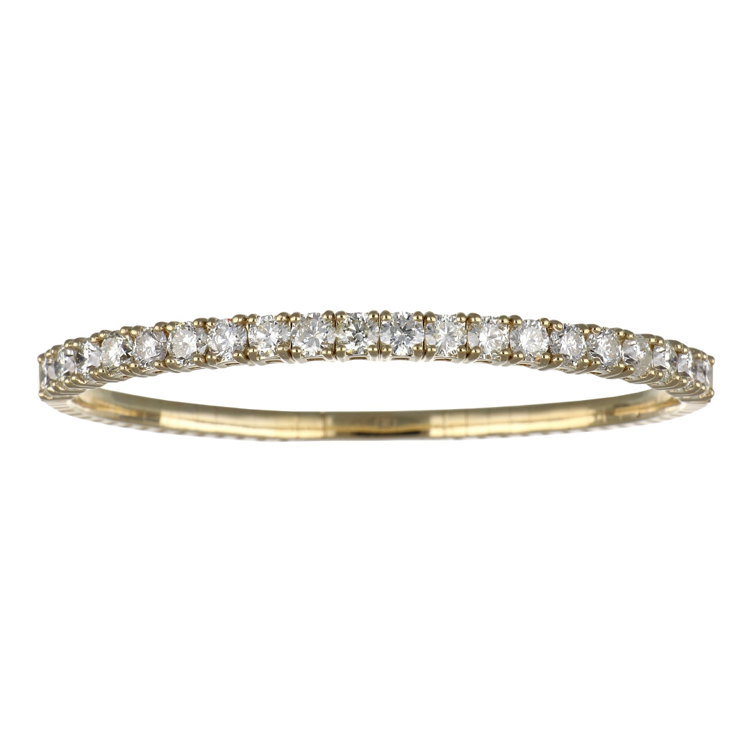 White Diamond Flexi Bangle (White Diamond 5.0 cts.)