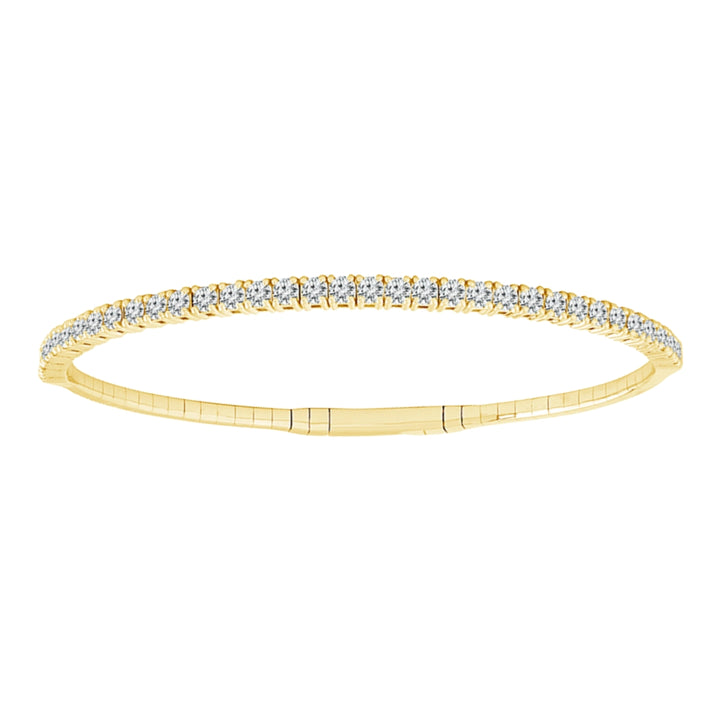 White Diamond Flexi Bangle (White Diamond 5.0 cts.)