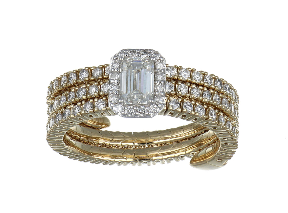 White Diamond Ladies Ring (White Diamond 0.5 cts. White Diamond 1.02 cts.)