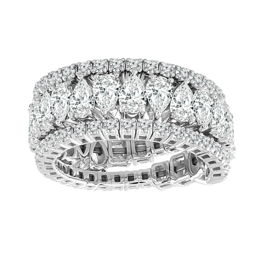 White Diamond Flexi Ring (White Diamond 3.5 cts. White Diamond Included cts.)