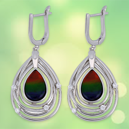Ammolite Earrings
