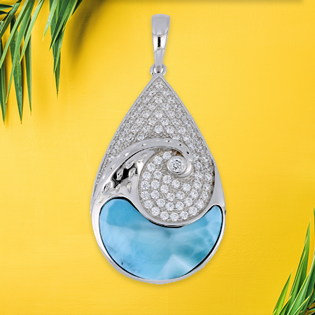 Larimar Penant