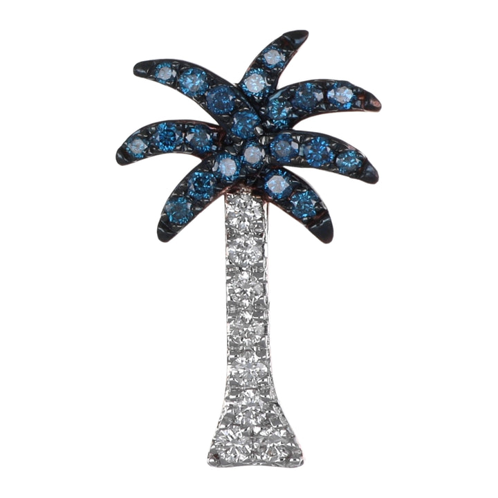 Blue Diamond Pendant (Blue Diamond 0.17 cts. White Diamond 0.11 cts.)