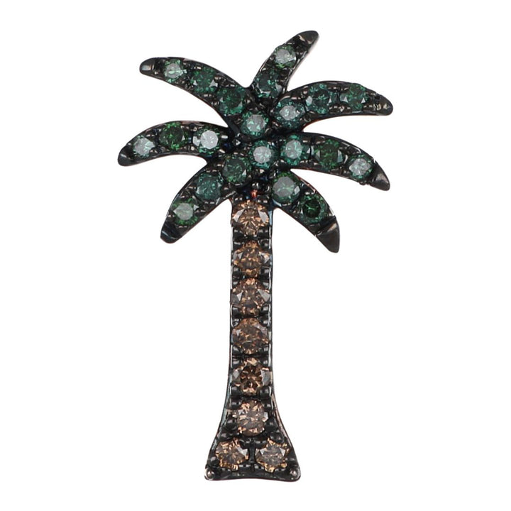 Green and Brown Diamond Pendant (Green Diamond 0.19 cts. Brown Diamond 0.11 cts.)