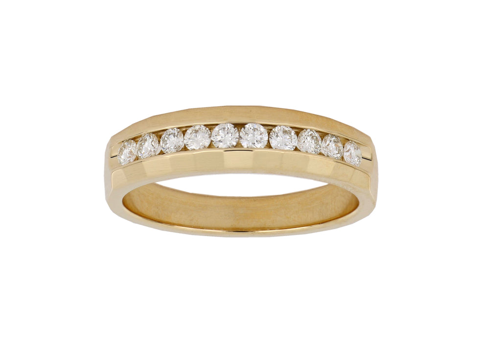 White Diamond Men's Ring (White Diamond 0.5 cts.)