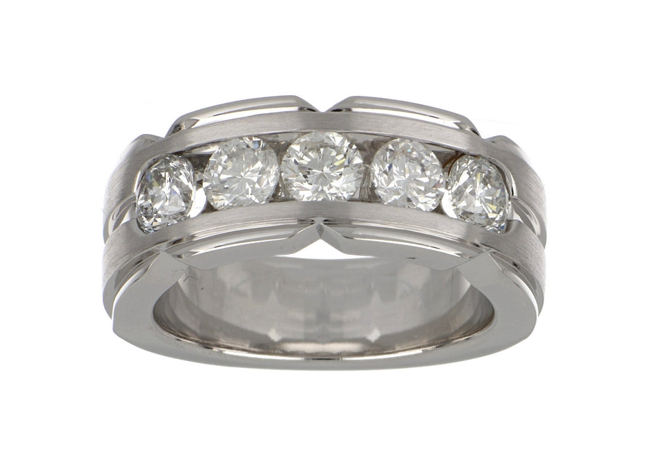 White Diamond Men's Ring (White Diamond 1.53 cts.)