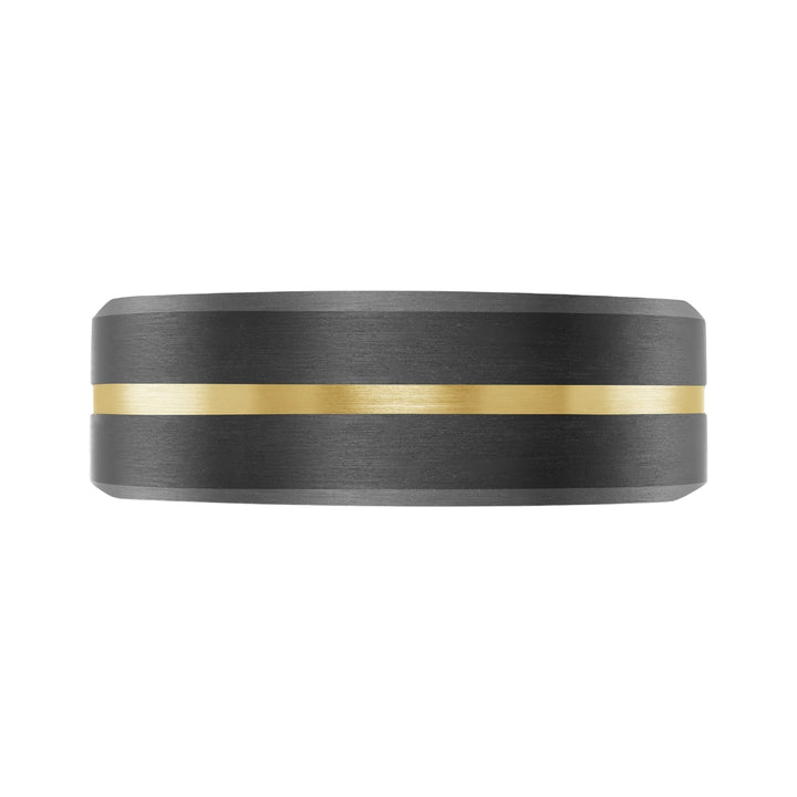 Carbon Fiber and Yellow Gold Men&