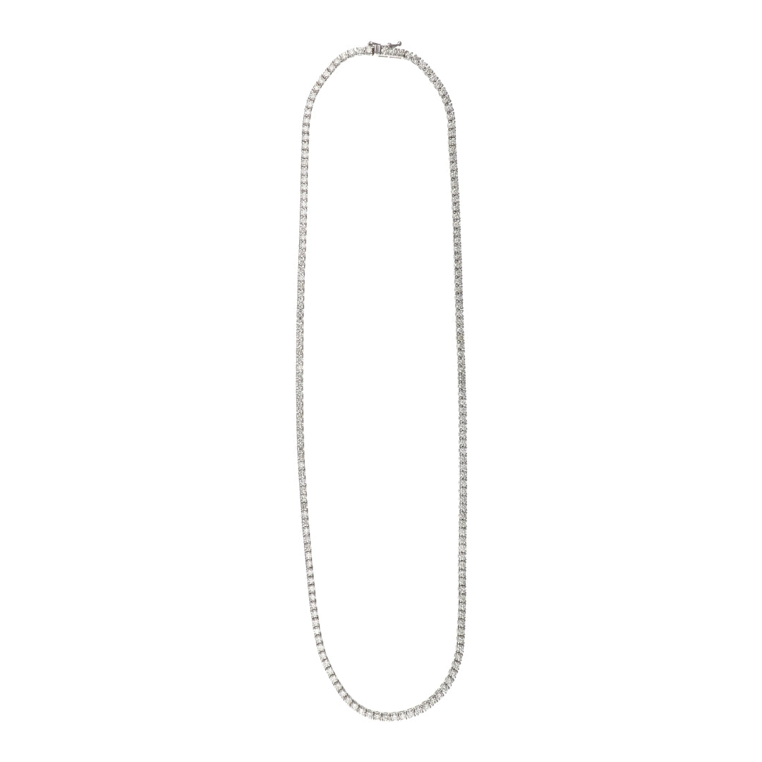 White Diamond Tennis Necklace (White Diamond 2.9 cts.)