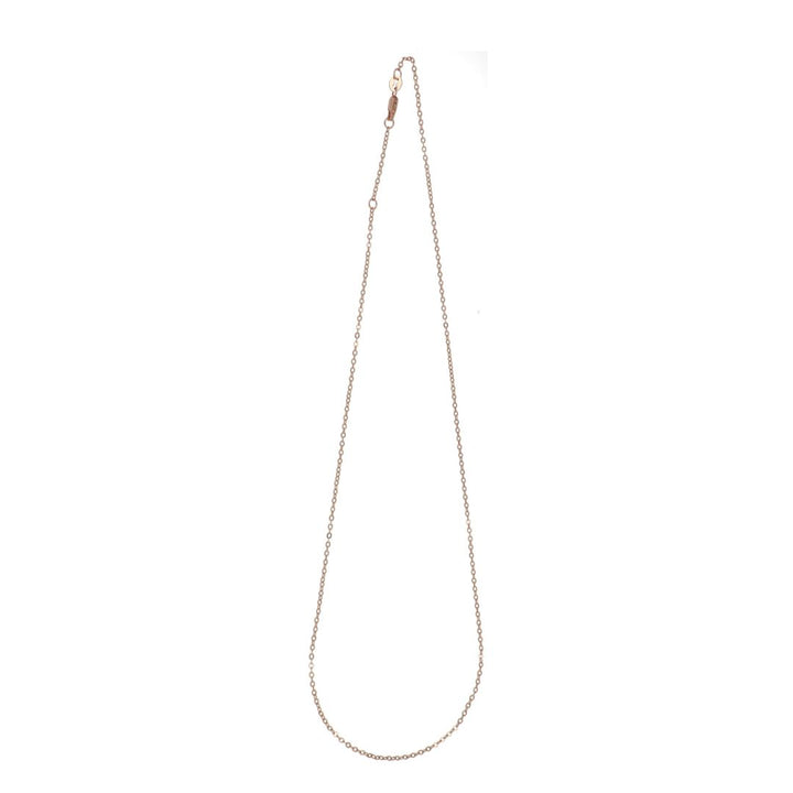 18" Silver Chain Rose Gold Plated (1.87 grams)