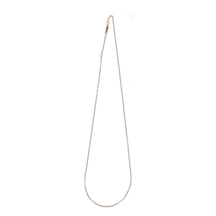 18" Silver Chain Rose Gold Plated (1.87 grams)