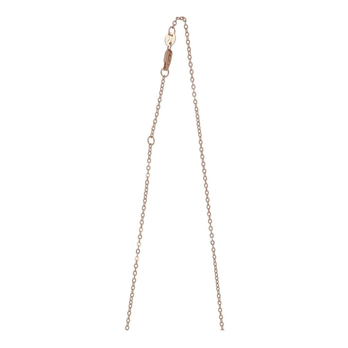 18" Silver Chain Rose Gold Plated (1.87 grams)
