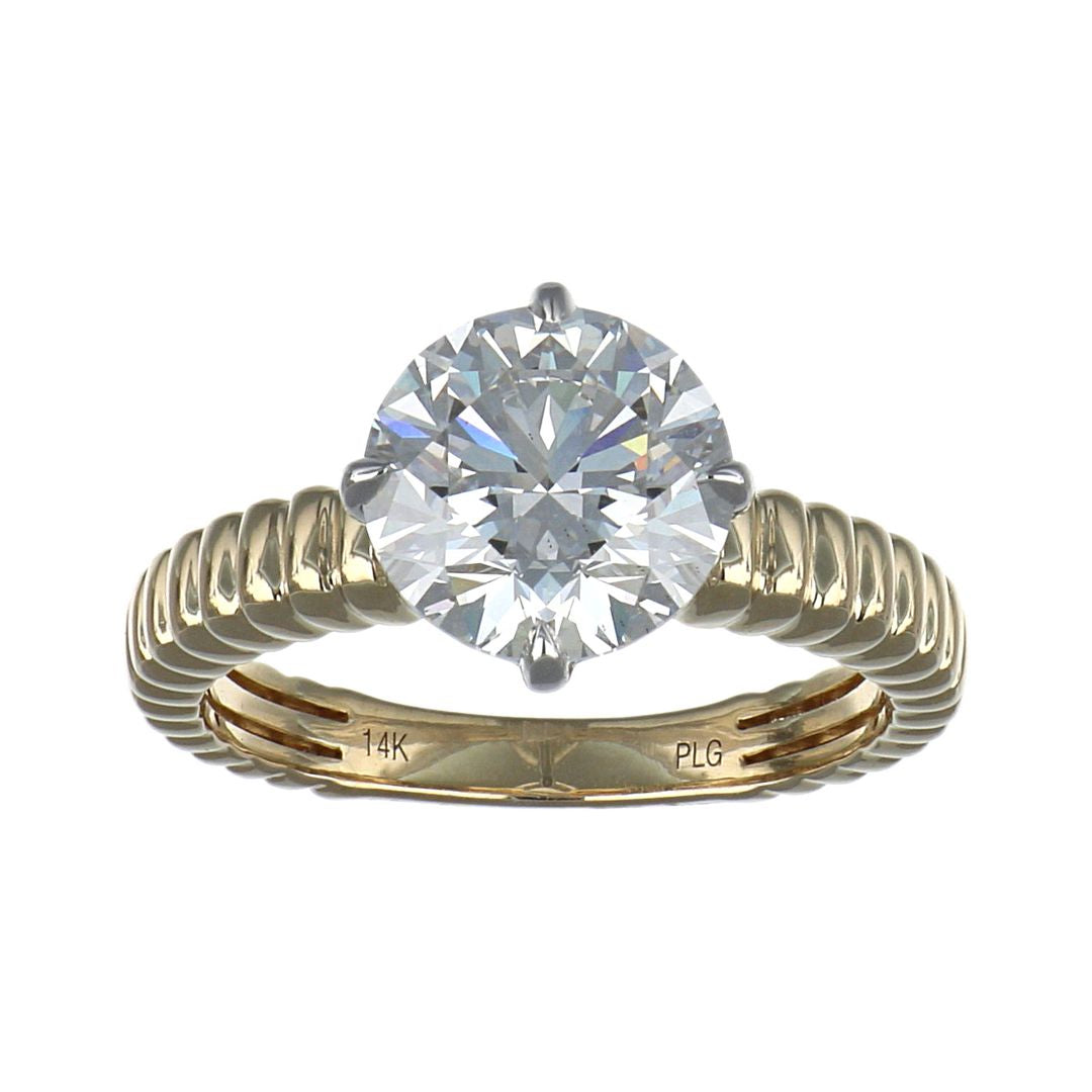 GROWNIQUE White Diamond Ring (Lab Grown White Diamond 3.02 cts.)