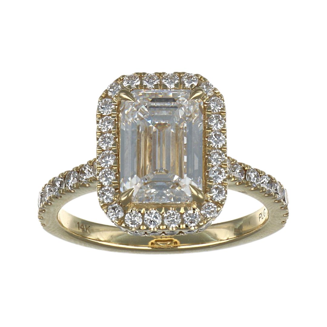 GROWNIQUE White Diamond Ring (Lab Grown White Diamond 3.93 cts.)