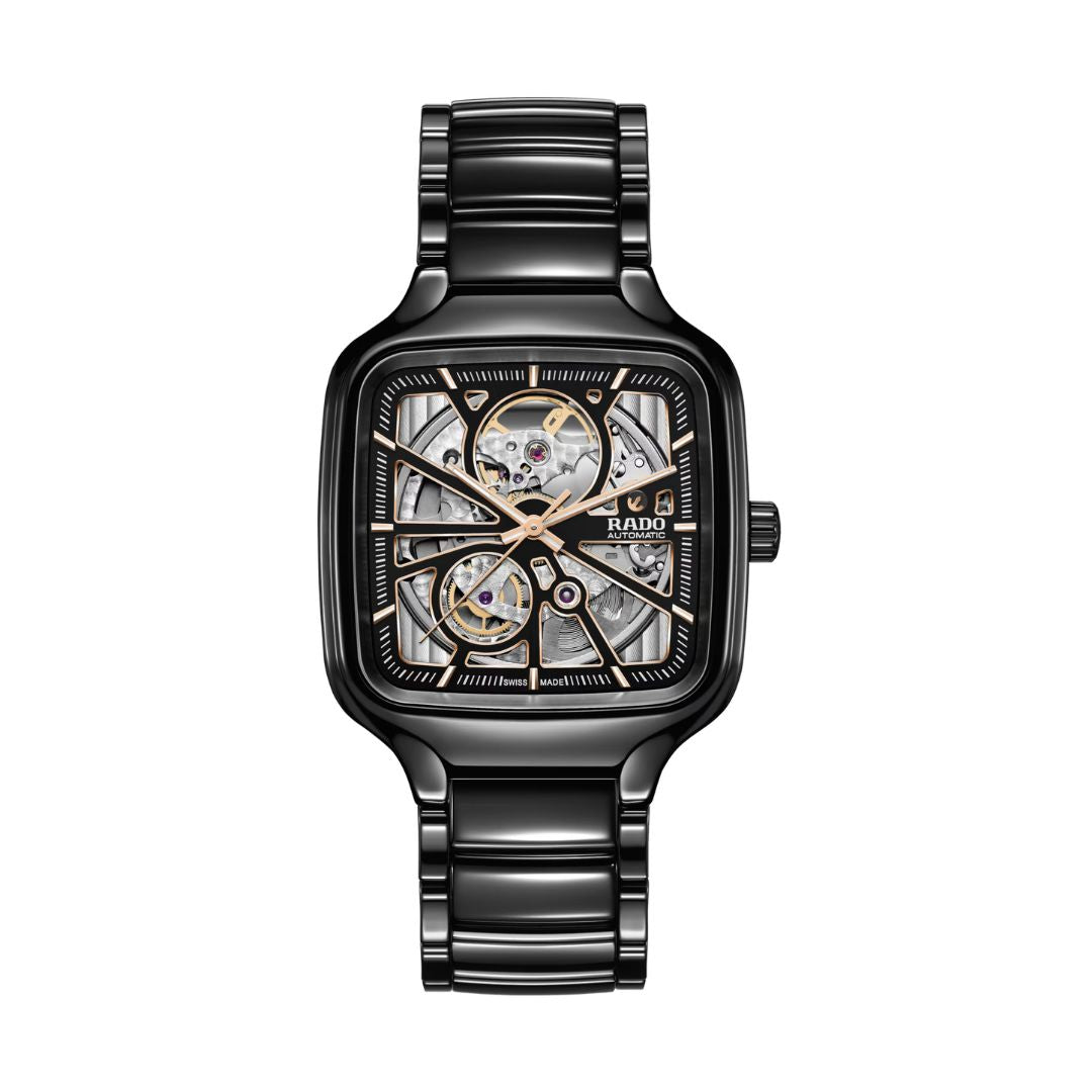 Rado Unisex Watch True Square Automatic Open Heart (True Square 38.0 mm)
