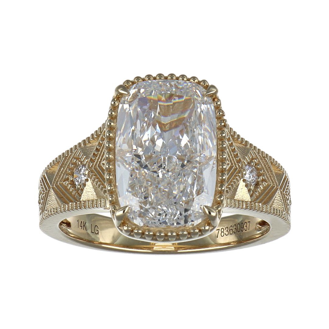 GROWNIQUE White Diamond Ring (Lab Grown White Diamond 5.09 cts.)