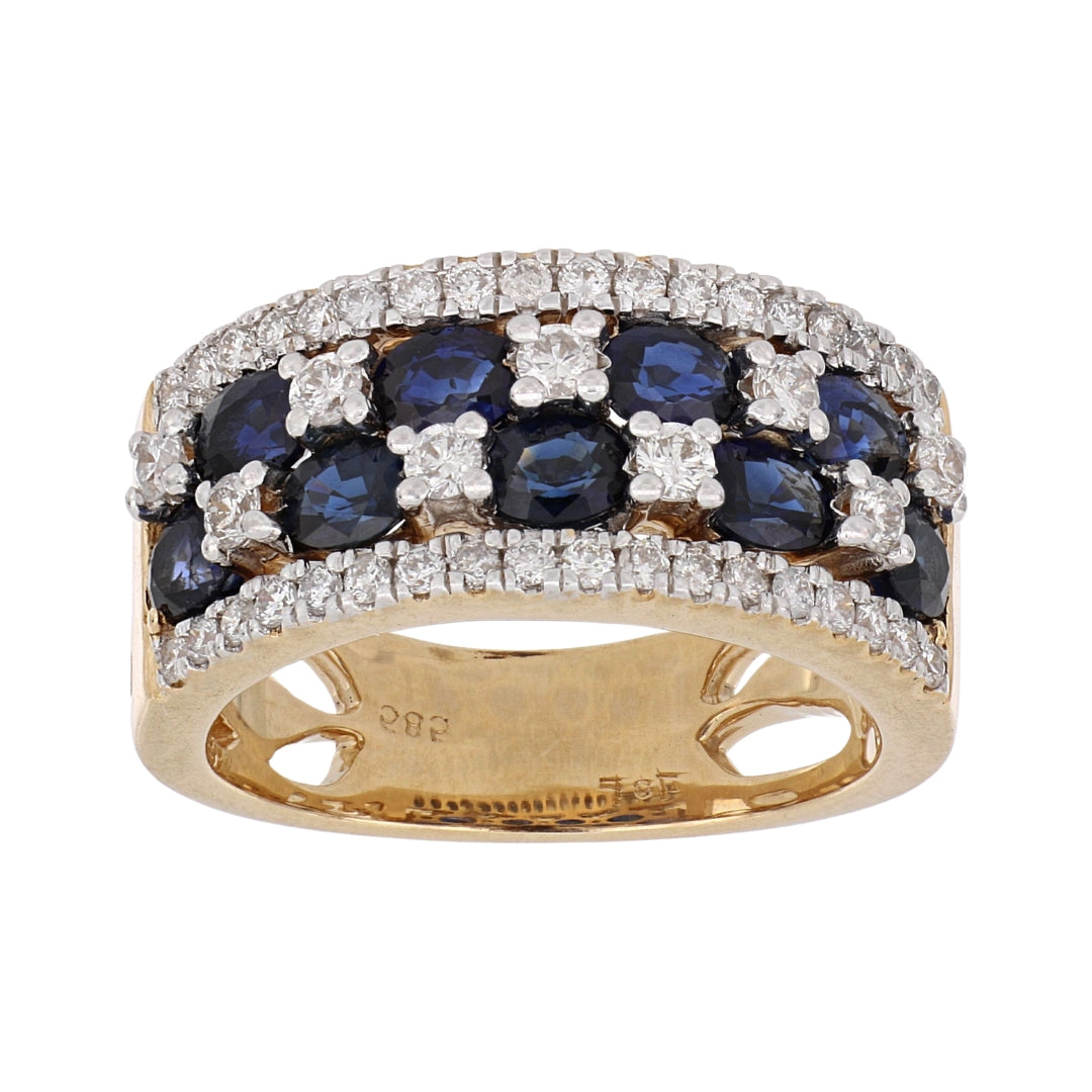 Buy Blue Sapphire Ring (Blue Sapphire 2.16 cts. White Diamond 0.7 cts.) at Kay's Fine Jewelry