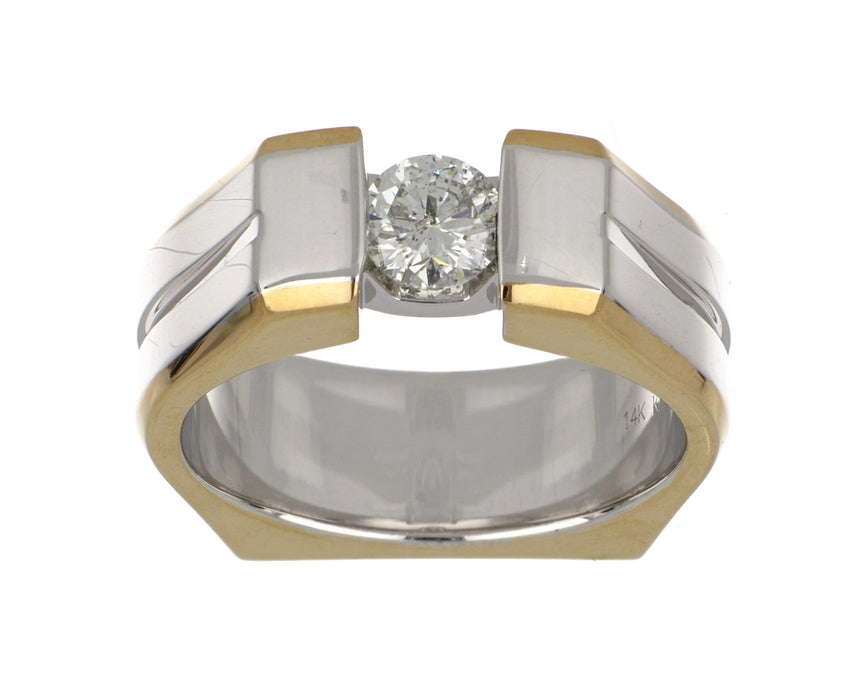 White Diamond Men's Ring (White Diamond 0.75 cts.)