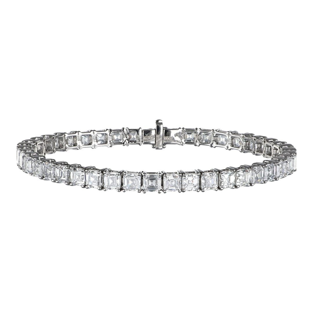GROWNIQUE White Diamond Bracelet  (Lab Grown White Diamond 16.7 cts. )