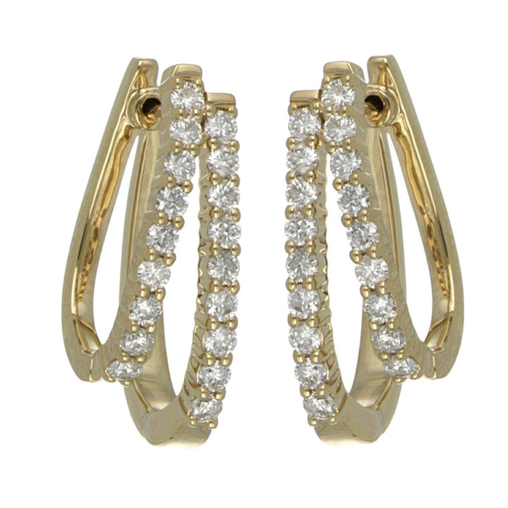 White Diamond Earrings (White Diamond 1 cts.)