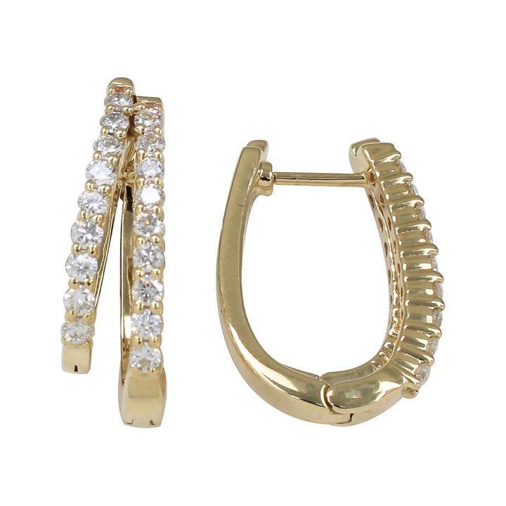 White Diamond Earrings (White Diamond 1 cts.)