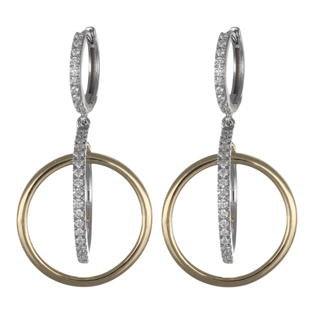 White Diamond Earrings (White Diamond 0.73 cts.)