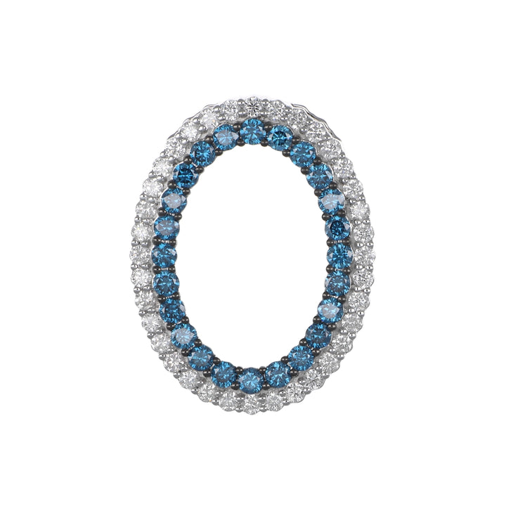Blue Diamond Pendant (Blue Diamond 1.24 cts. White Diamond 0.94 cts.)