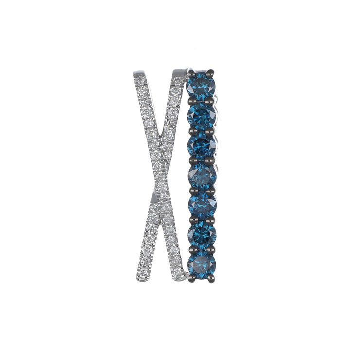 Blue Diamond Pendant (Blue Diamond 1.16 cts. White Diamond 0.29 cts.)