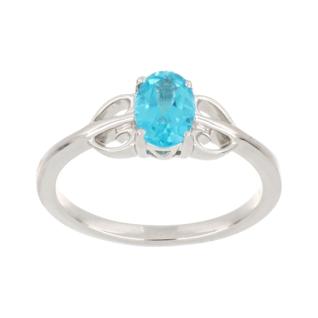 Paraiba Topaz Ring (Paraiba Topaz 0.82 cts.)