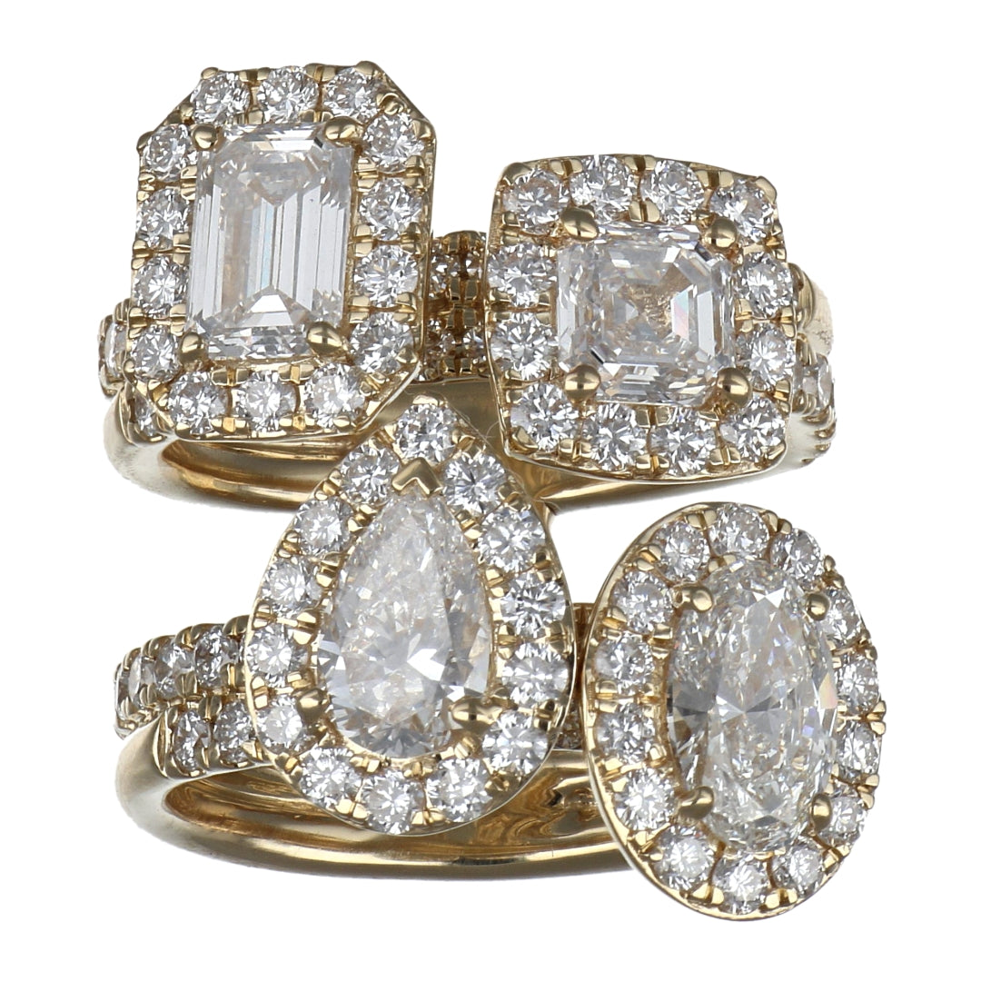 GROWNIQUE White Diamond Ring (Lab Grown White Diamond 5.47 cts.)