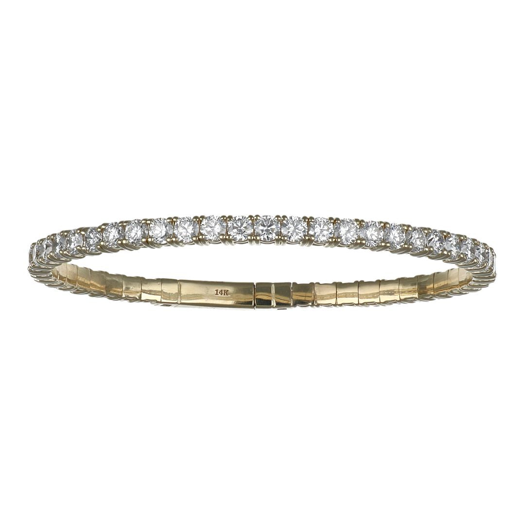 GROWNIQUE White Diamond Flexi Bangle (Lab Grown White Diamond 7.31 cts.)