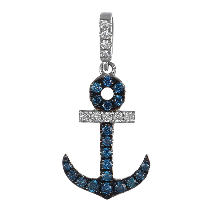 Blue Diamond Pendant (Blue Diamond 0.23 cts. White Diamond 0.09 cts.)