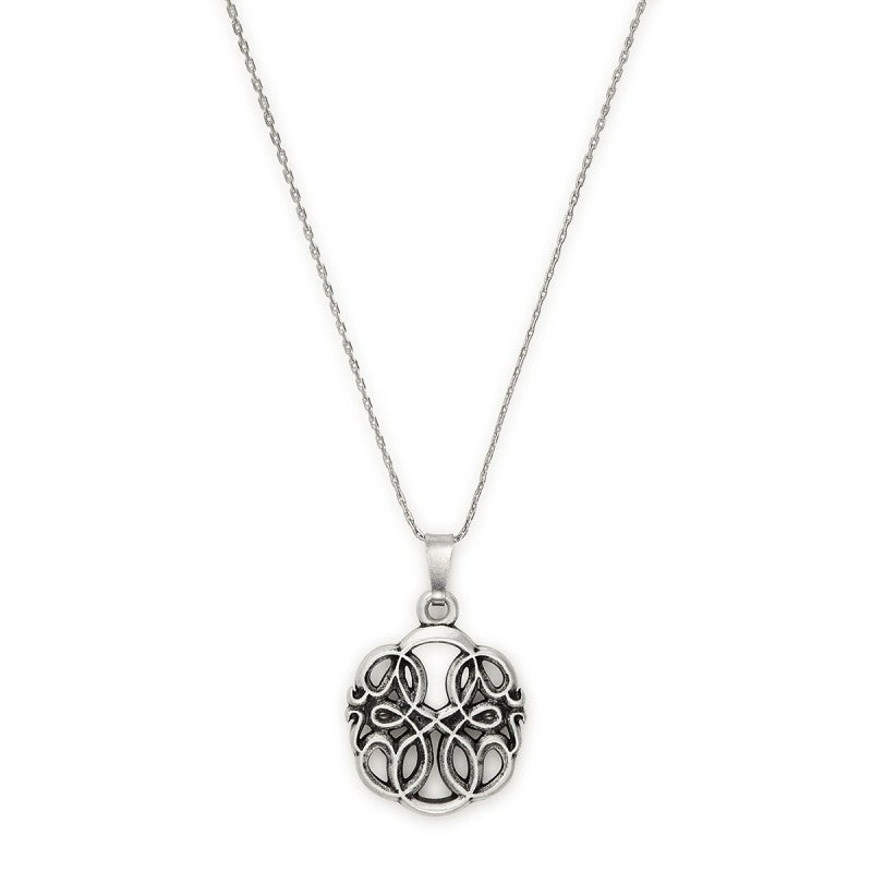 ALEX AND ANI Path Of Life Expandable Necklace Rafaelian Silver