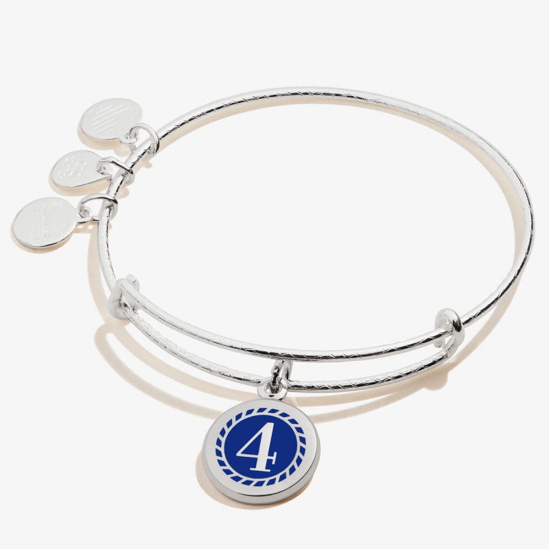 ALEX AND ANI Color Infusion Numerology Four Charm Bangle – Kay's