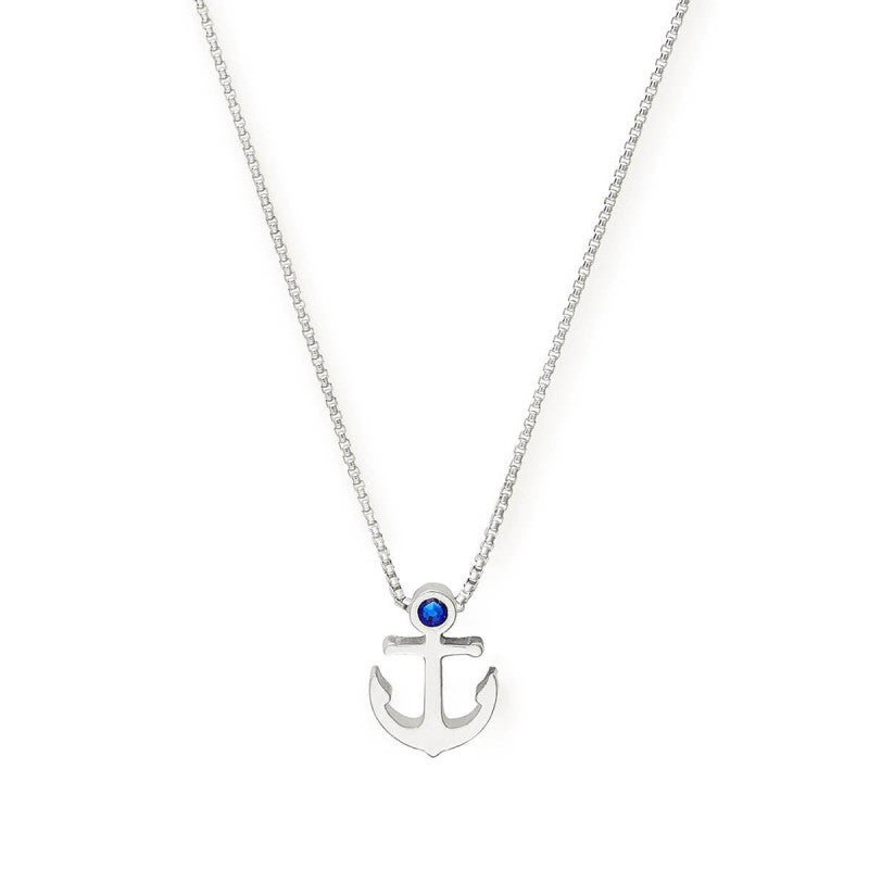 ALEX AND ANI Anchor Necklace Not Net
