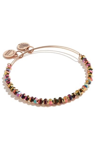 ALEX AND ANI Burgundy Splendor Beaded Bangle Not Net
