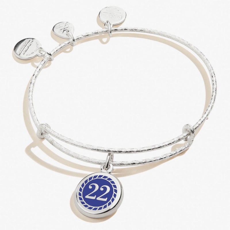 ALEX AND ANI Color Infusion Numerology Twenty Two Charm Bangle Not Net