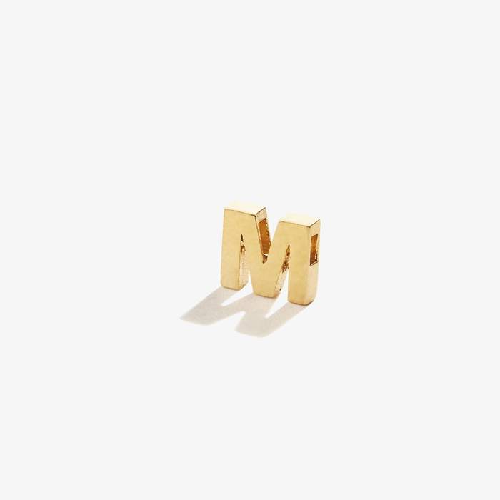 ALEX AND ANI Create Your Own - Initial M Slider Charm Not Net