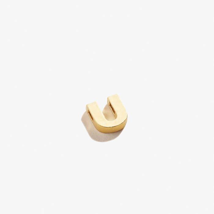 ALEX AND ANI Create Your Own - Initial U Slider Charm Not Net