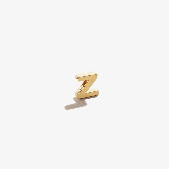 ALEX AND ANI Create Your Own - Initial Z Slider Charm Not Net