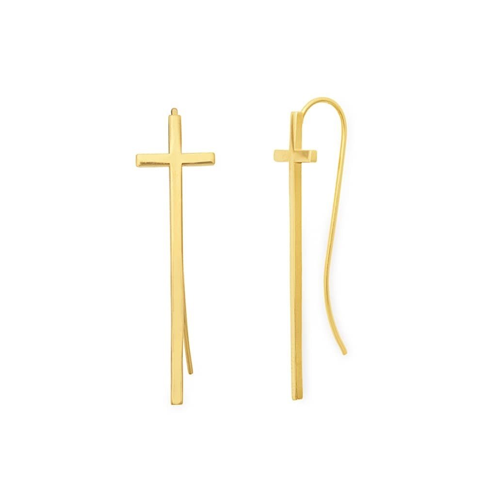 ALEX AND ANI Cross Earrings Not Net