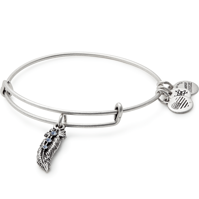 ALEX AND ANI Feather Charm Bangle Not Net
