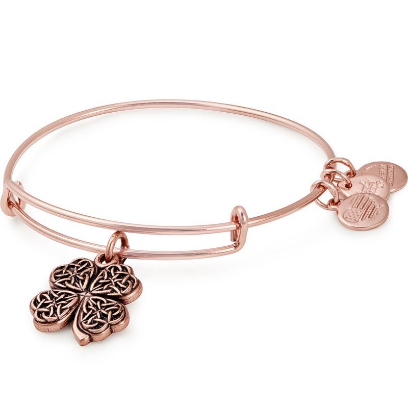 Shamrock Bracelet Alex And Ani 'Love' Clover Charm Bracelet