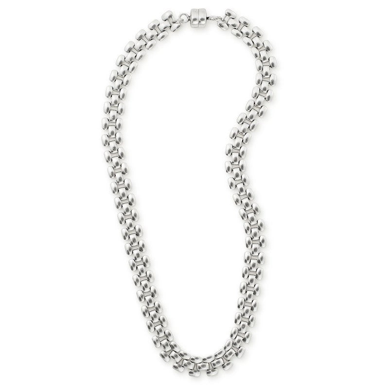 ALEX AND ANI Glam Magnetic Necklace RAFAELIAN SILVER Not Net