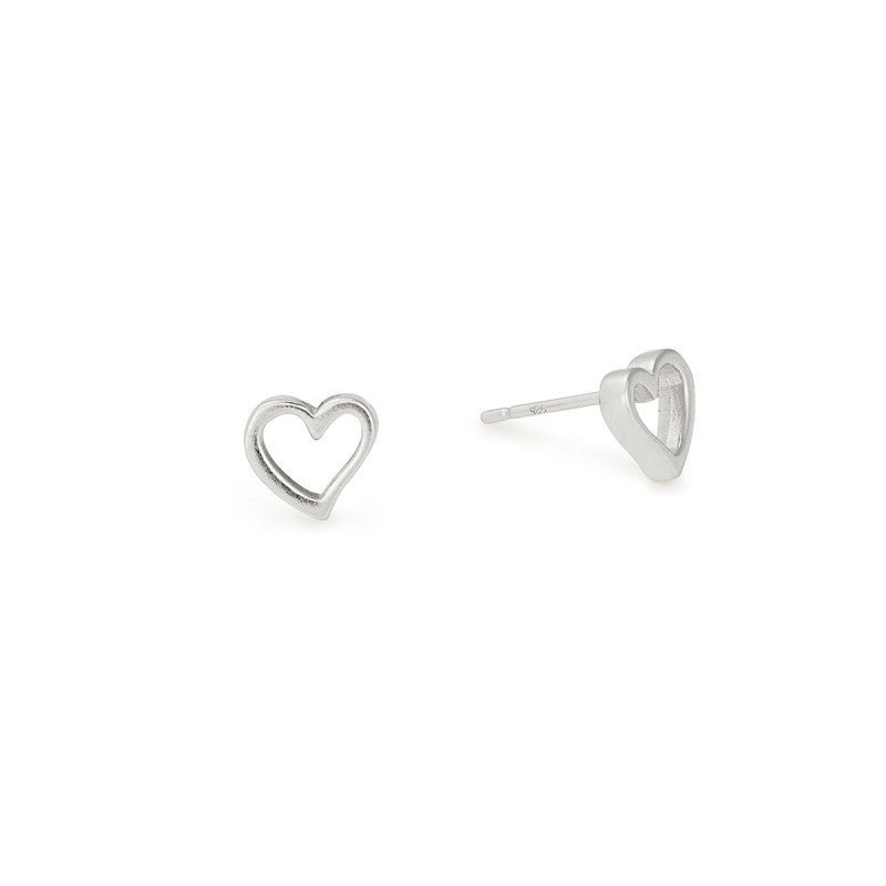 ALEX AND ANI Heart Earrings Not Net