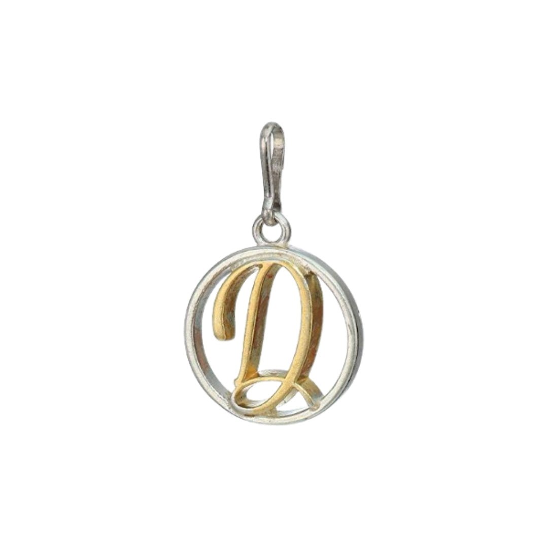 Buy ALEX AND ANI Initial D Two Tone Charm at Kay's Fine Jewelry